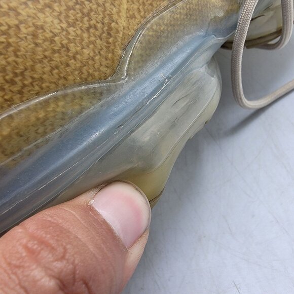 Nike Air Vapormax 2023 Flyknit Mens 12 Sanddrift Bronzine Shoes DV1678-100 - Picture 11 of 14